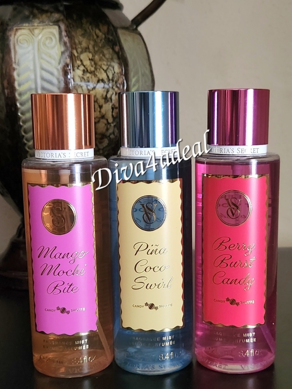 3X Victoria’s Secret CANDY SHOPPE Collection 8.4 FL OZ Mist Spray Bundle